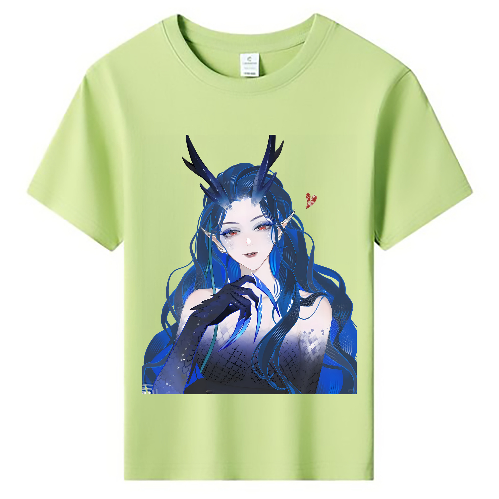 （画像用） Ne Zha 2 ナタ 魔童の大暴れ 綿100％キッズTシャツ（フロントプリント）
